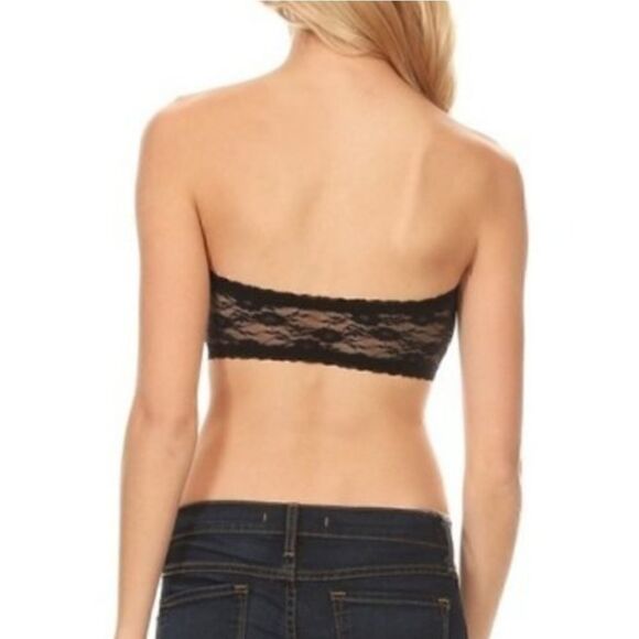 Floral Lace Bandeau Bralette Mint - Picture 4 of 5